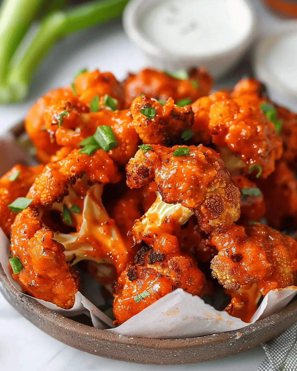 Air Fryer Buffalo Cauliflower: Easy, Flavorful, and Guilt-Free Snack