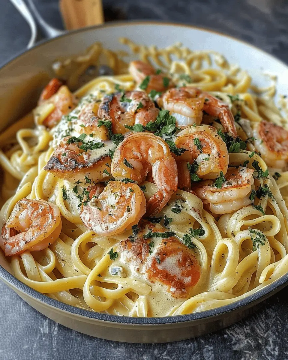 Alfredo Pasta Chicken Shrimp: An Easy Comfort Food Delight