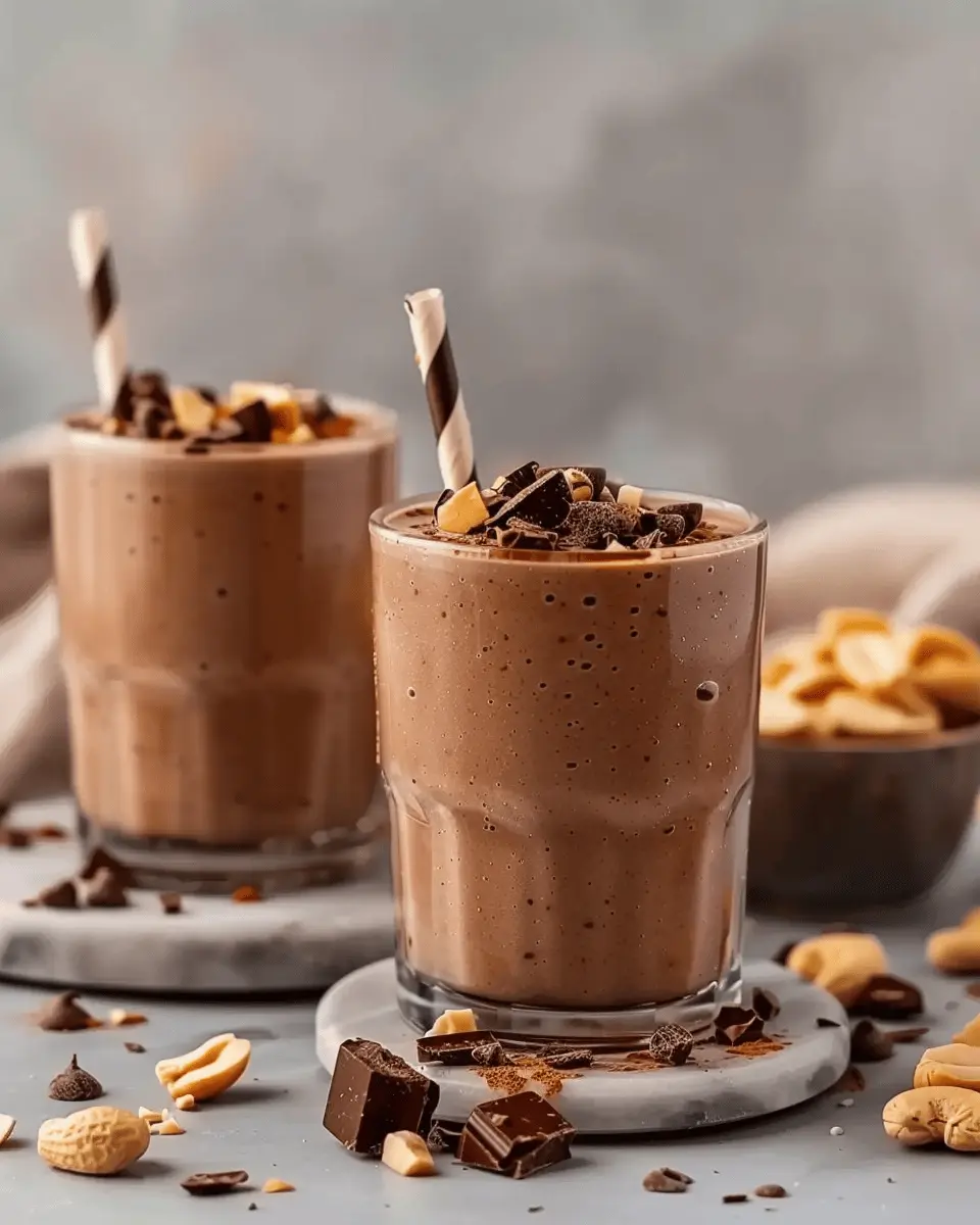 Amazing Chocolate Peanut Butter Smoothie: The Best Healthy Treat