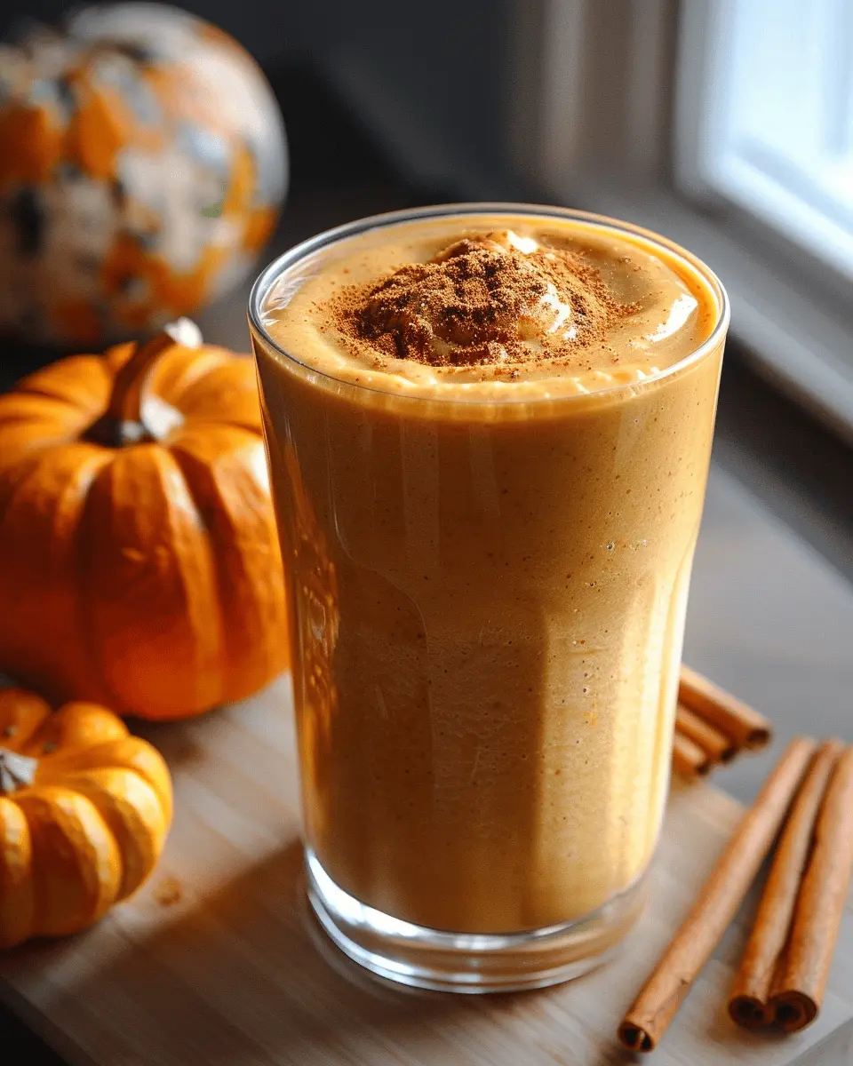 Amazing Pumpkin Spice Protein Smoothie: A Cozy Winter Boost
