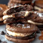 Brownie Cookie Dough Sandwich Cookies