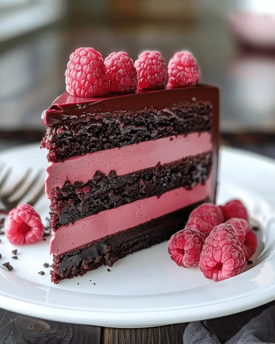Dark Chocolate Raspberry Mousse Cake: The Indulgent Delight You’ll Love
