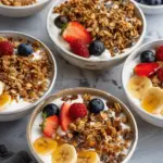 Easy Yogurt Granola Bowls