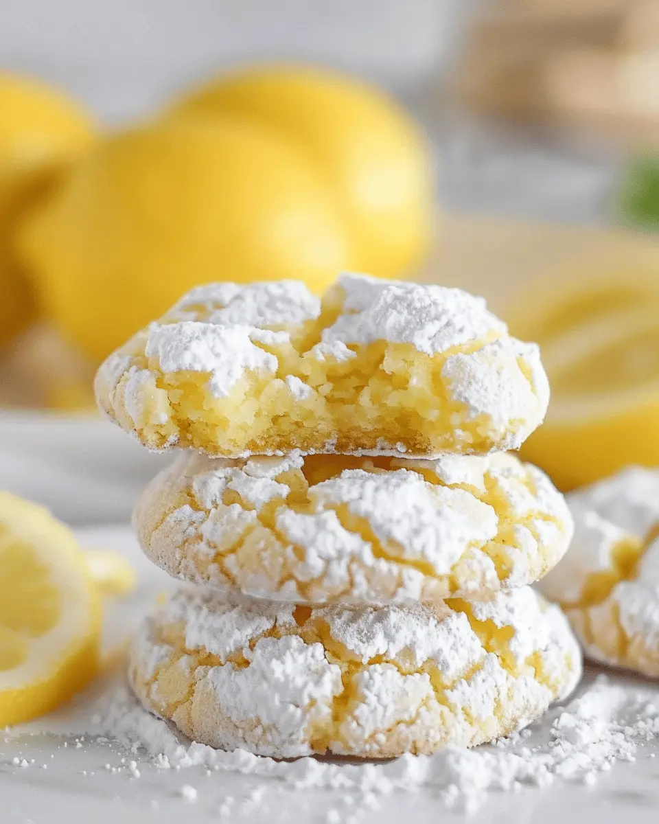 Lemon Crinkle Cookies: The Best Easy Treat for Any Occasion