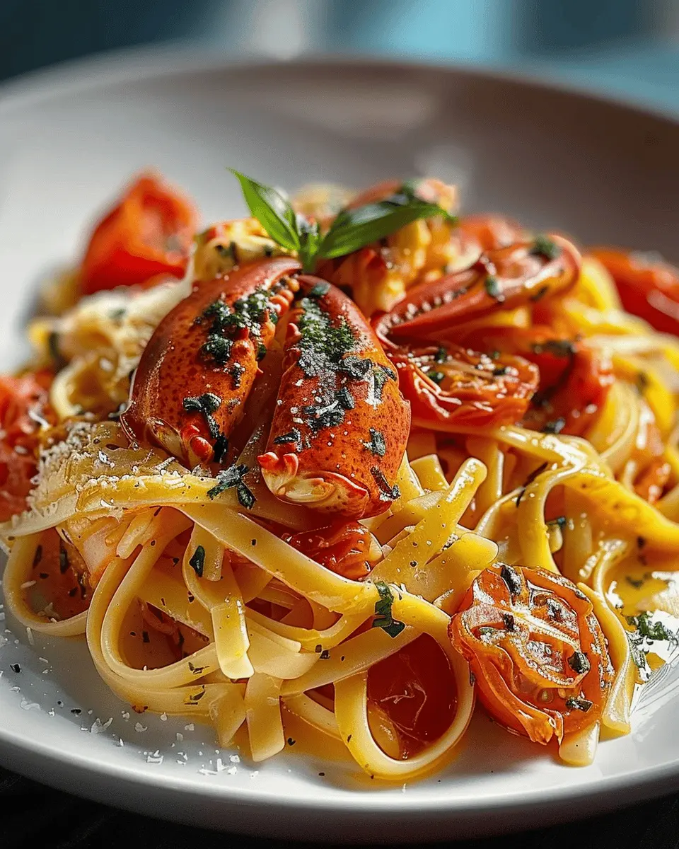 Lobster Tomato Pasta: Indulgent Recipe for Homemade Delight