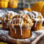 Pumpkin Cinnamon Roll Muffins