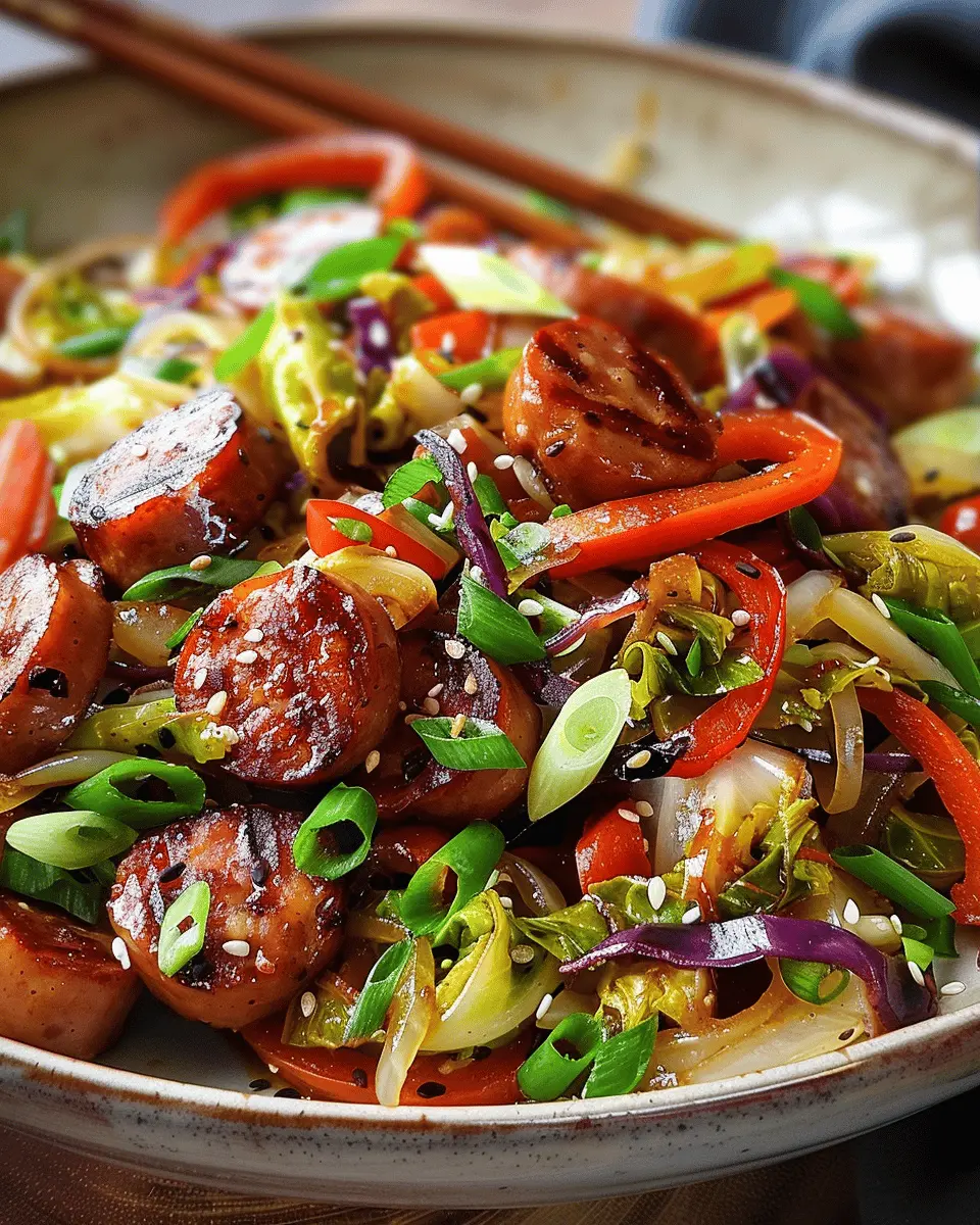 Sausage and Cabbage Stir Fry: A Quick and Easy Family Delight