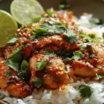 Spicy Maple Chicken and Coconut Rice