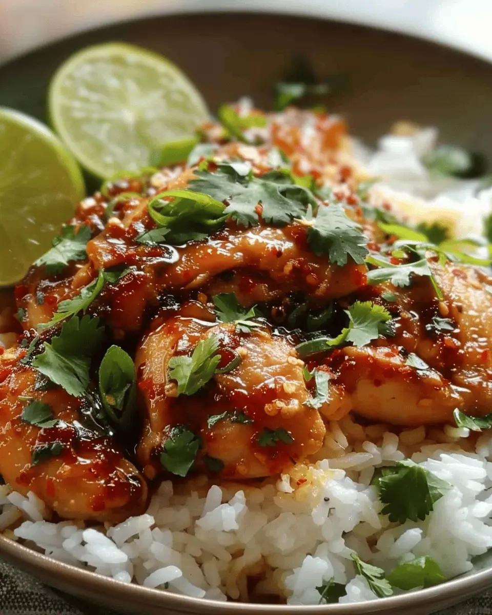 Spicy Maple Chicken with Coconut Rice: A Flavorful Adventure
