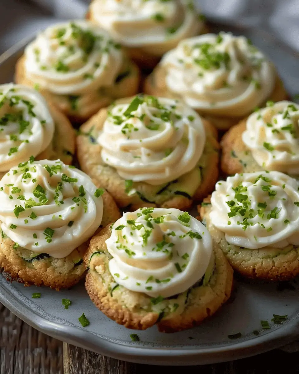Zucchini Cookies: The Best Cream Cheese Frosting Recipe