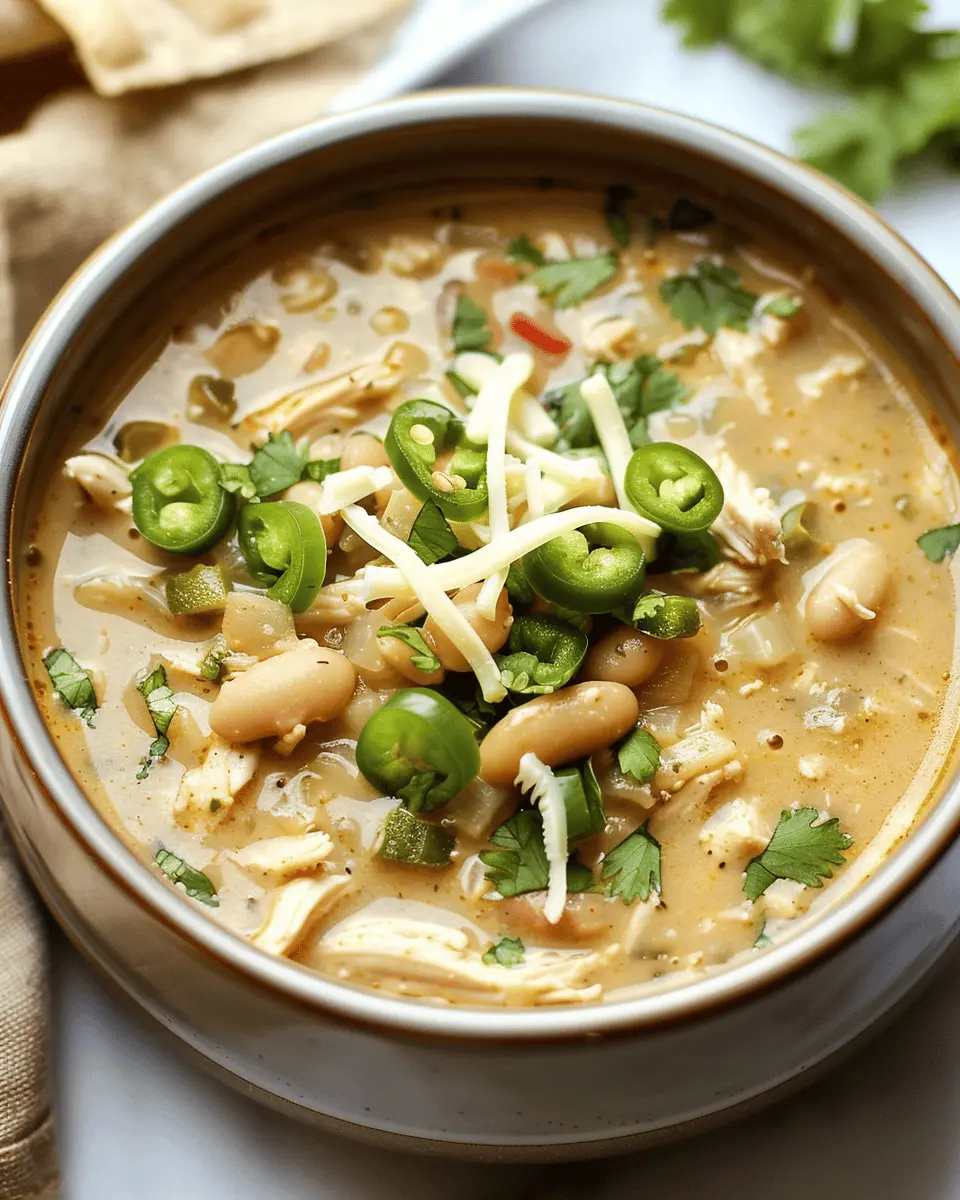 Crockpot White Chicken Chili: Easy Comfort with Turkey Bacon