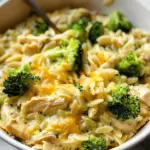 Cheesy Chicken Broccoli Orzo