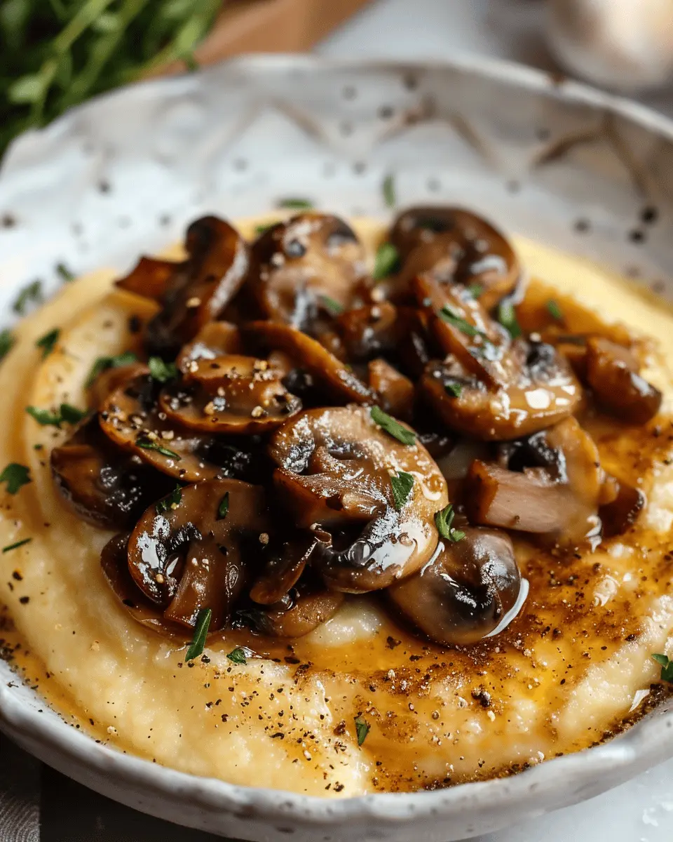 Creamy Polenta with Mushrooms: The Best Comfort Food Recipe