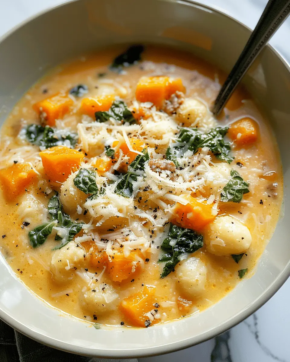 Savory Butternut Squash Gnocchi Soup: A Cozy, Healthy Delight