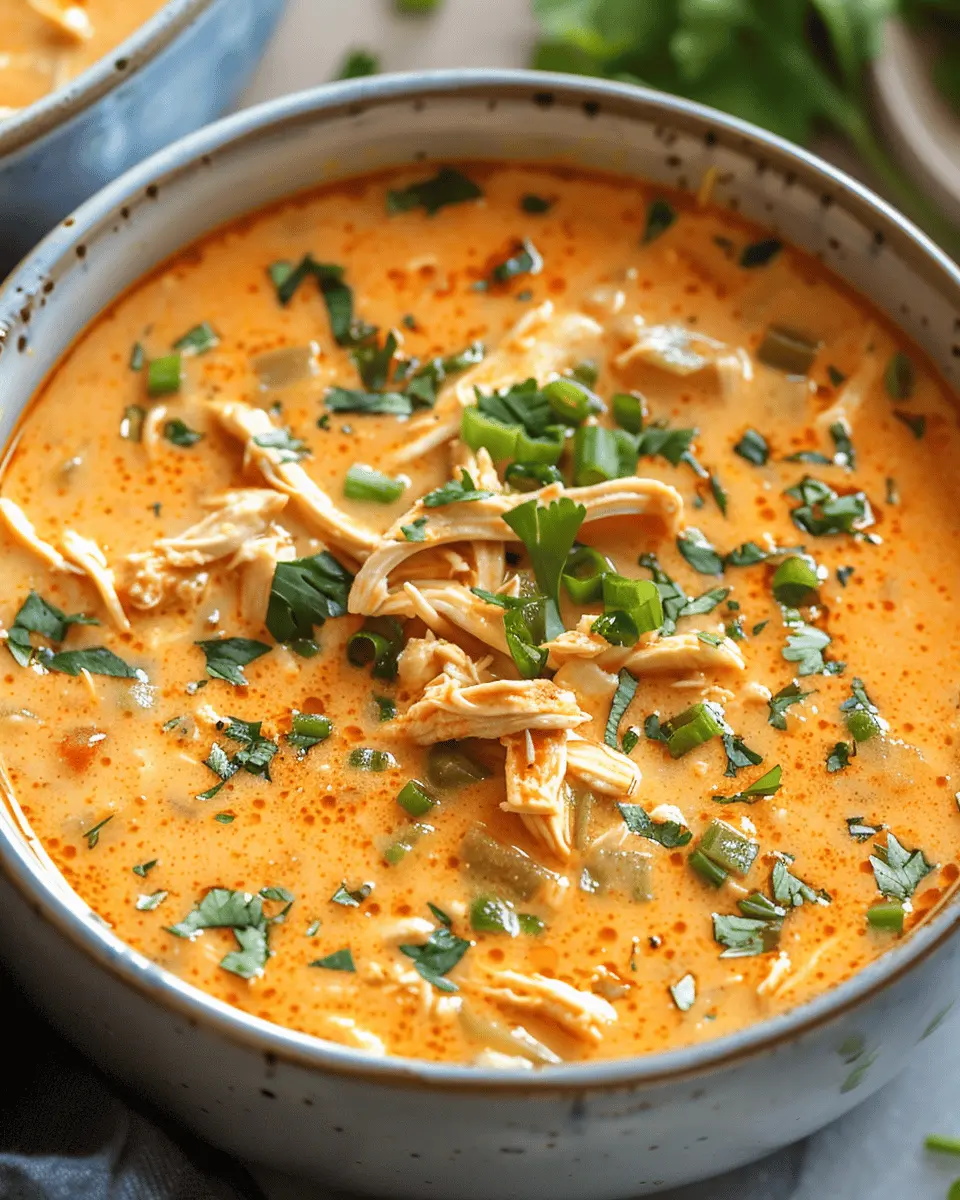 Crockpot Buffalo Chicken Soup: Easy, Comforting Weeknight Meal