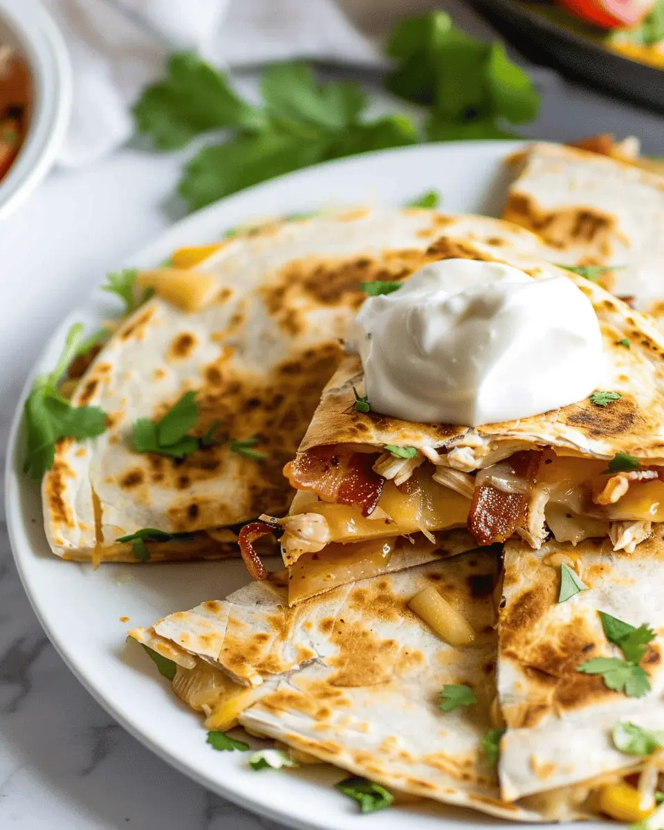 Easy Chicken Bacon Ranch Quesadilla: A Delicious Twist on Comfort Food