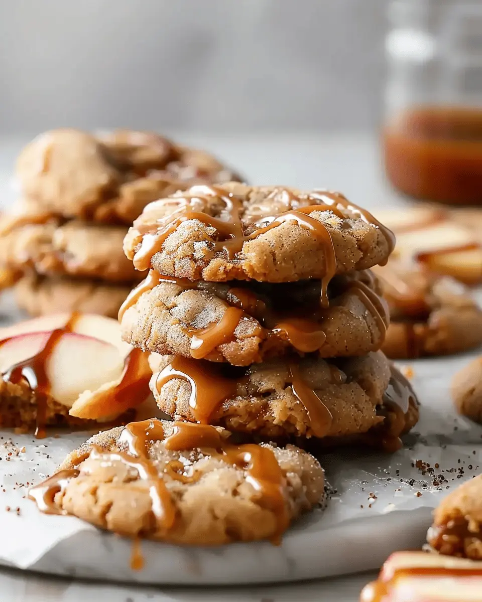 Caramel Drizzled Apple Cinnamon Cookies: The Ultimate Indulgent Treat