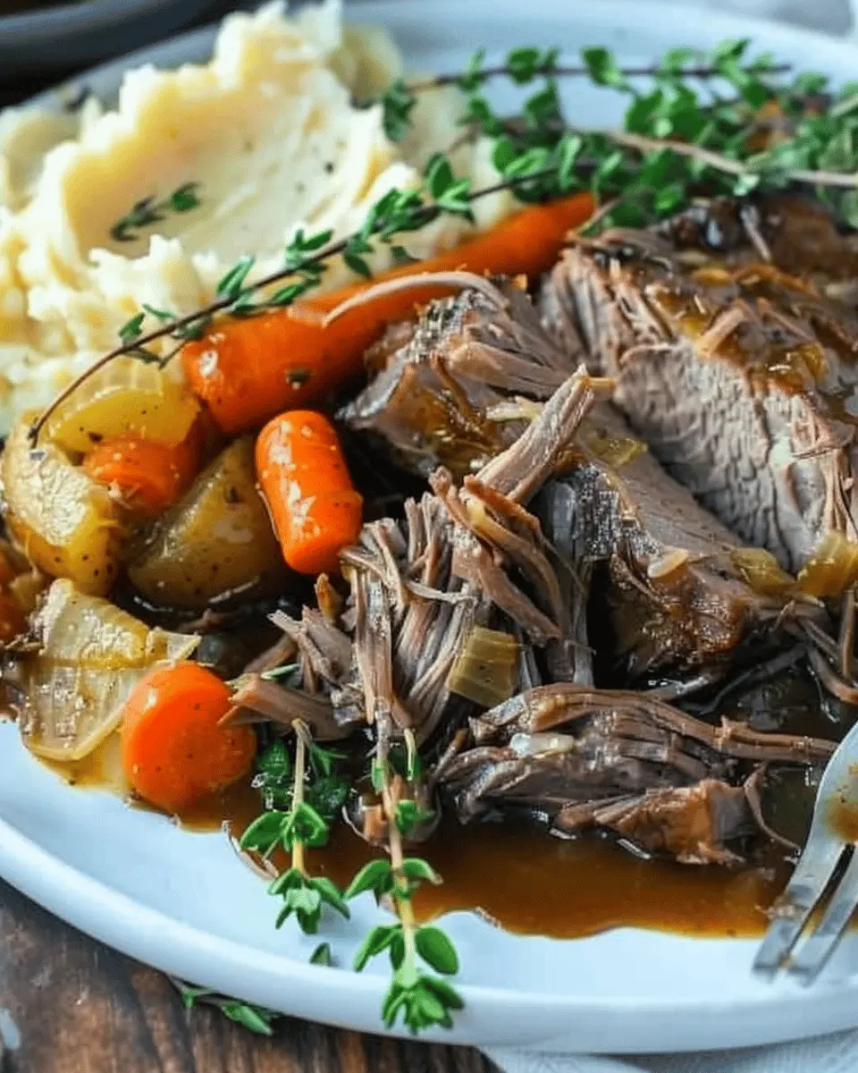 Slow Cooker Classic Pot Roast: Easy, Juicy Comfort Food Recipe