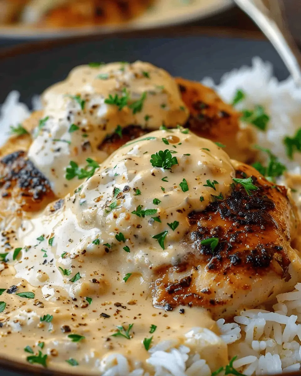Sizzle Up Creamy Smothered Chicken and Rice for a Family Feast