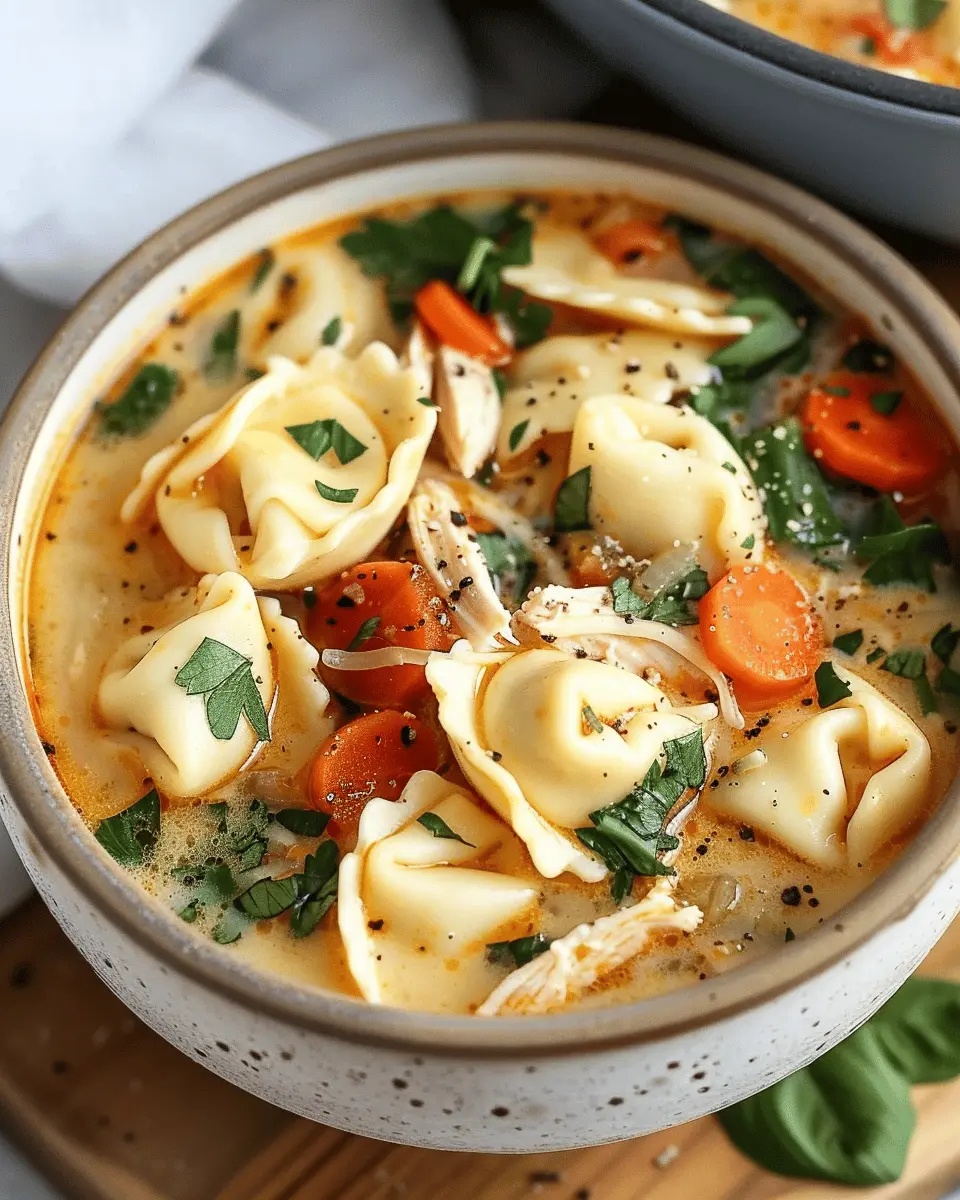Crockpot Chicken Tortellini Soup: Easy, Cozy, and Delicious Meal