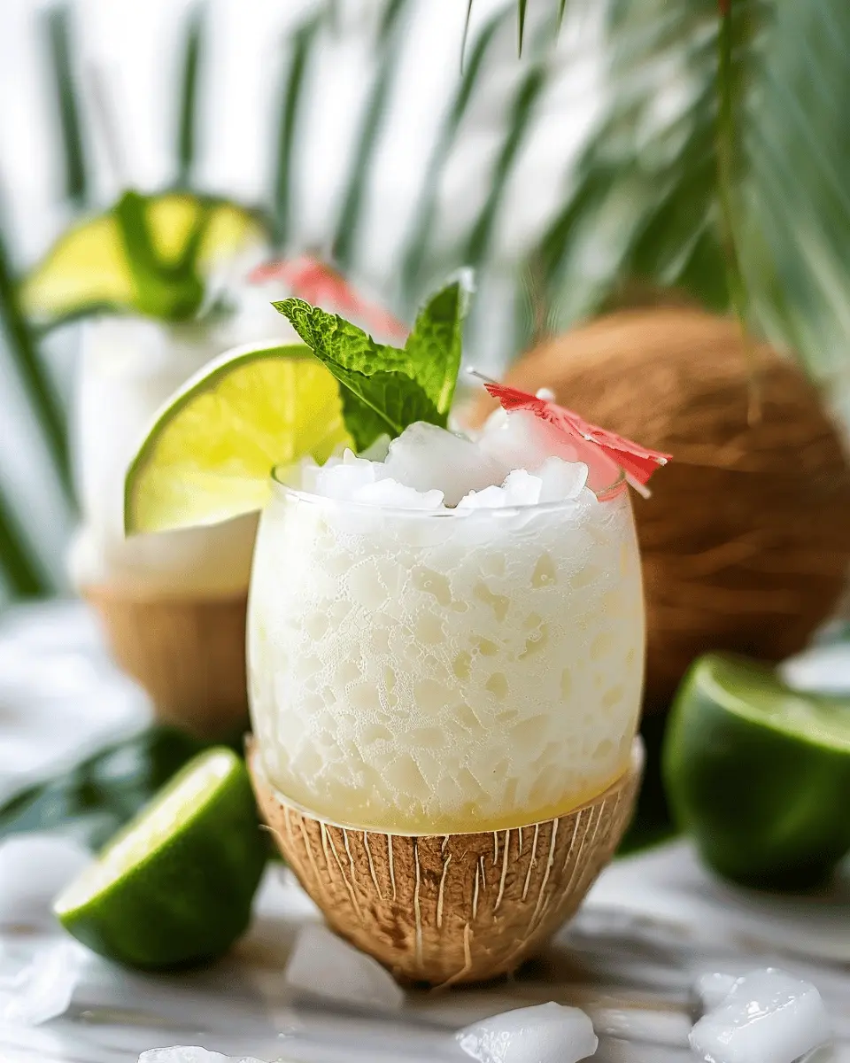Tropical Coconut Agua Fresca: Refreshing and Easy Summer Drink
