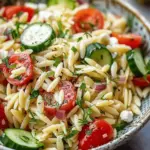 Lemon Orzo Pasta Salad