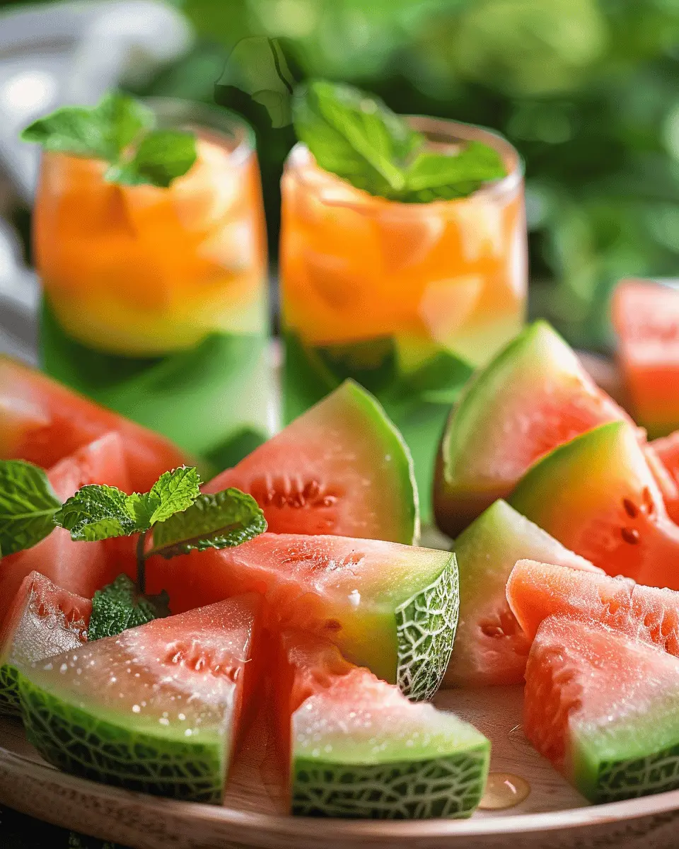 Minted Melon Medley: Refreshing Summer Treat for All Occasions