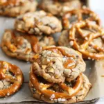 Salted Caramel Pretzel Cookies