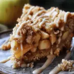 Apple Crumb Cake with Cinnamon Apple Drizzle