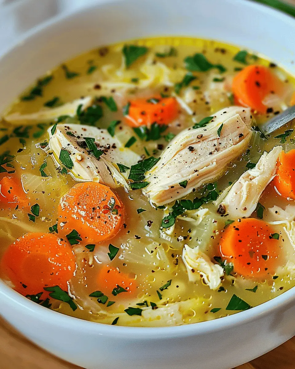 Healing Chicken Soup: A Nourishing Recipe to Embrace Wellness