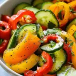 Cucumber Sweet Pepper Salad
