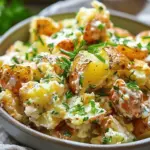 Crispy Smashed Potato Salad