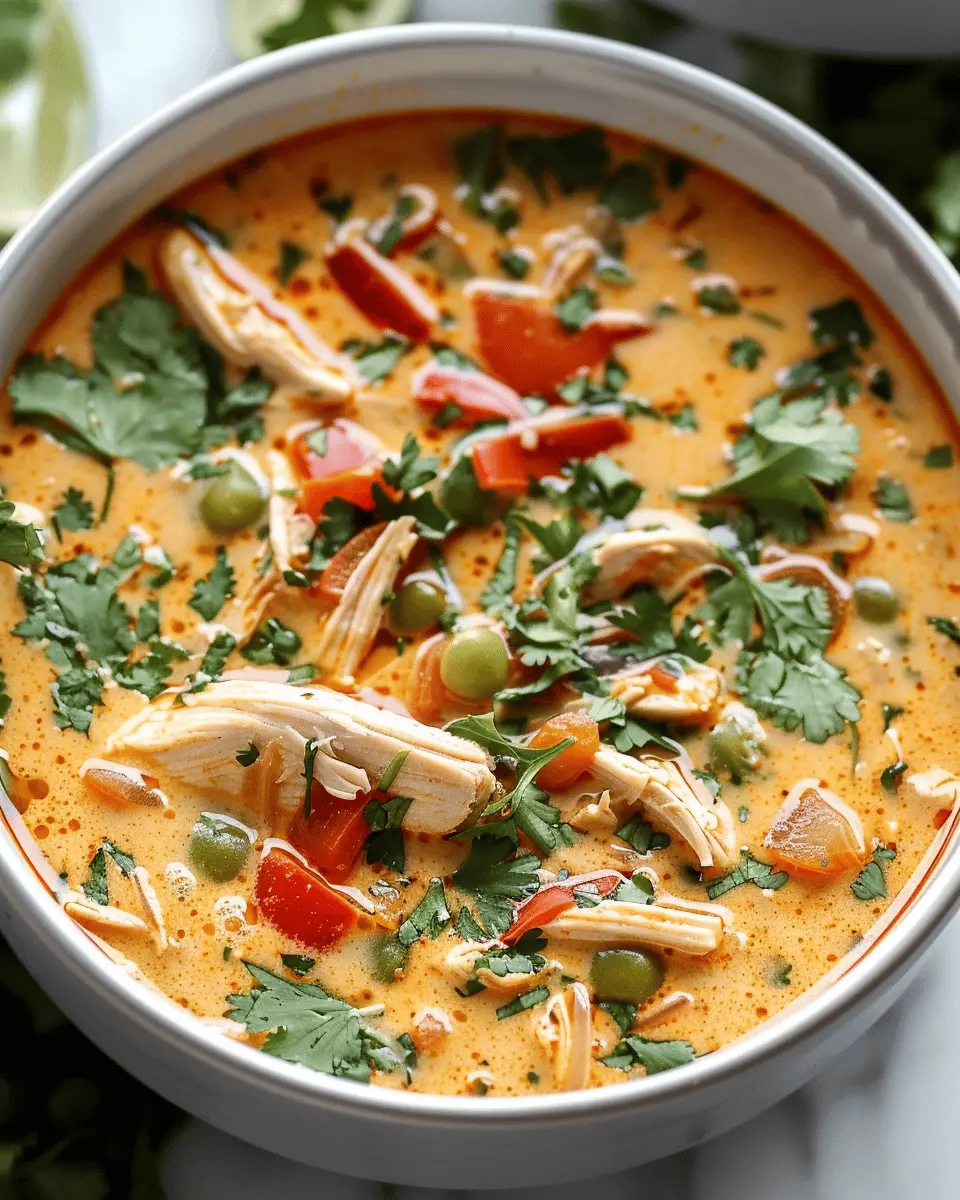 Crockpot Thai Coconut Chicken Soup: Easy Comfort in a Bowl