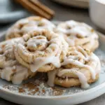 No Bake Cinnamon Roll Cookies