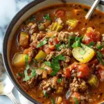 Crock Pot Hamburger Soup