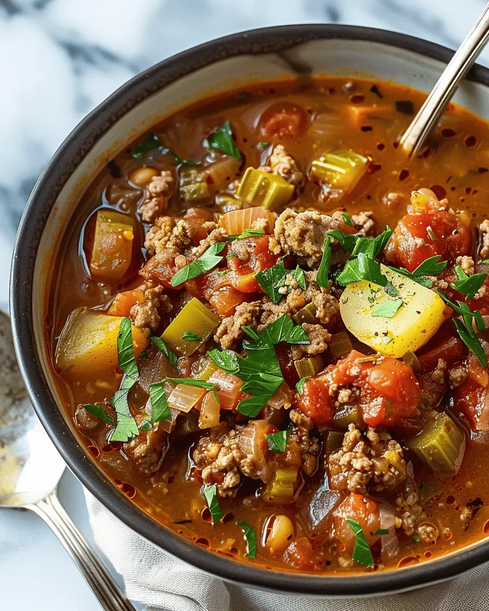Crock Pot Hamburger Soup: A Hearty and Flavorful Delight