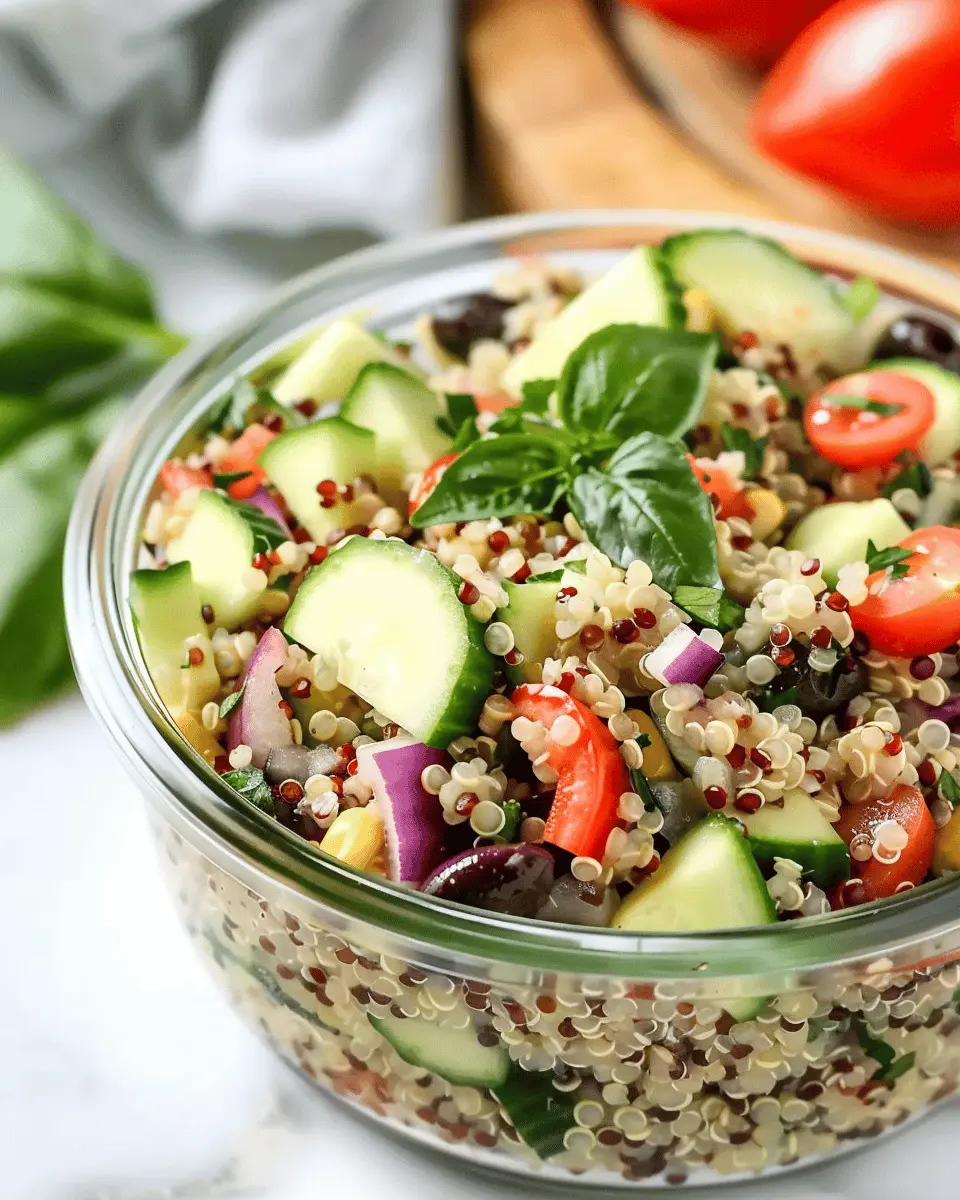 Easy Quinoa Salad Recipe with Turkey Bacon for a Fresh Twist