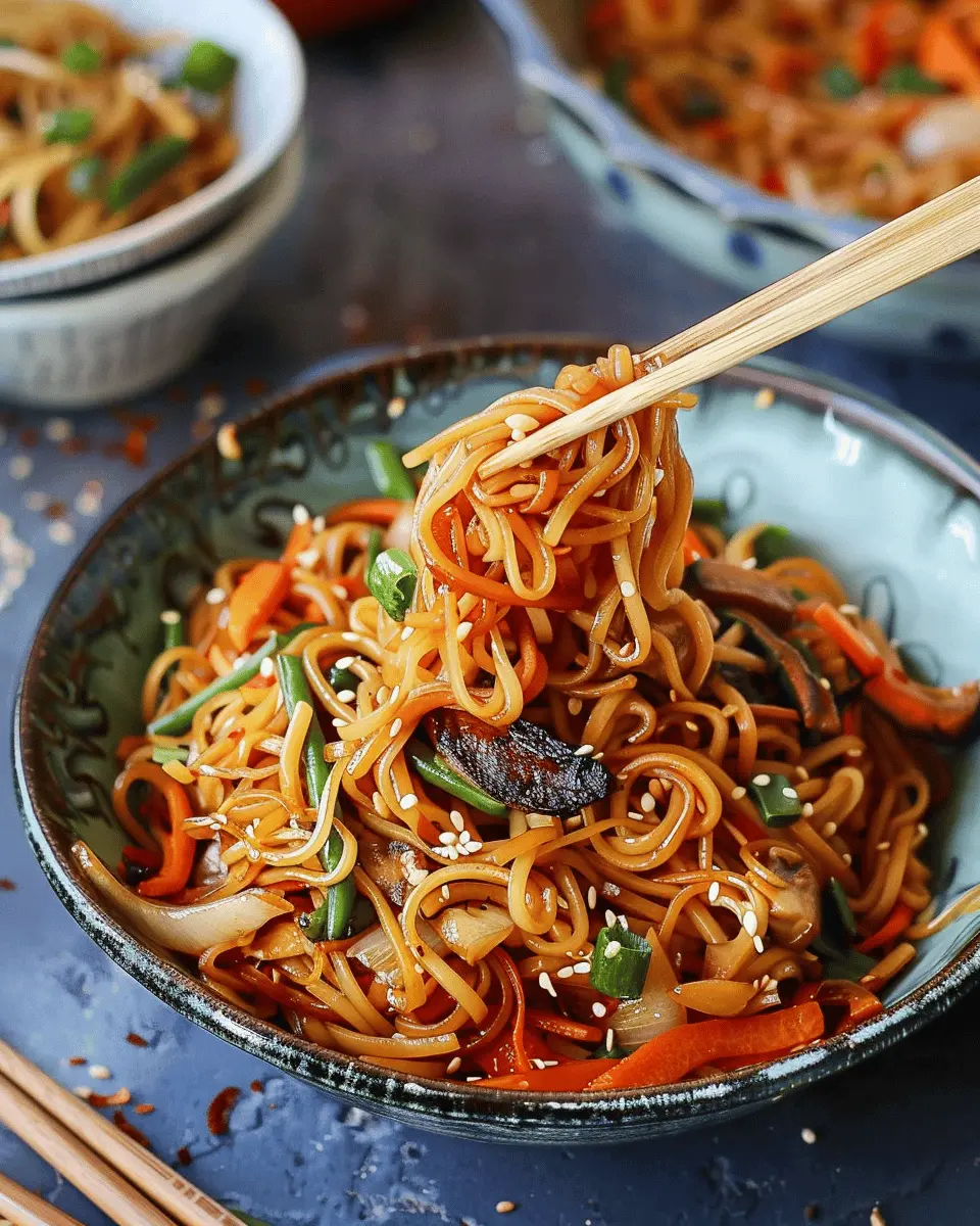 Asian Vegetable Stir-Fry Noodles: Easy and Delicious Weeknight Meal