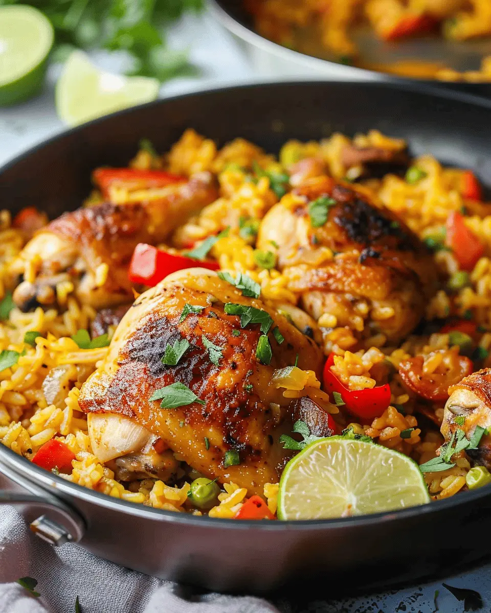 One Pot Cuban Chicken and Rice Recipe: Easy and Flavorful Delight