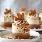 No Bake Mini Lotus Biscoff Cheecake