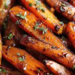 Honey Balsamic Roasted Carrots