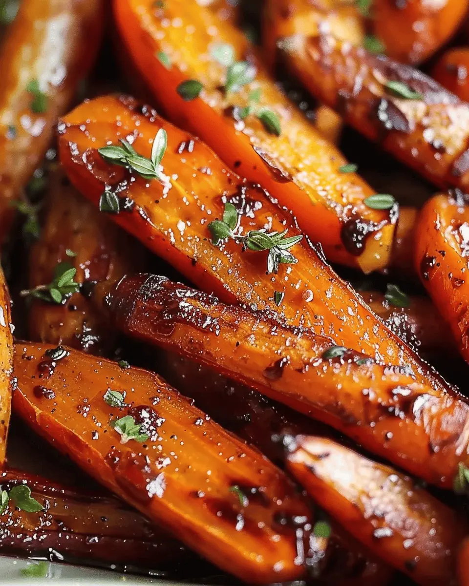 Honey Balsamic Roasted Carrots: Easy & Irresistibly Glazed Delight