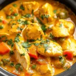 Dump and Go Crockpot Coconut Curry Chicken