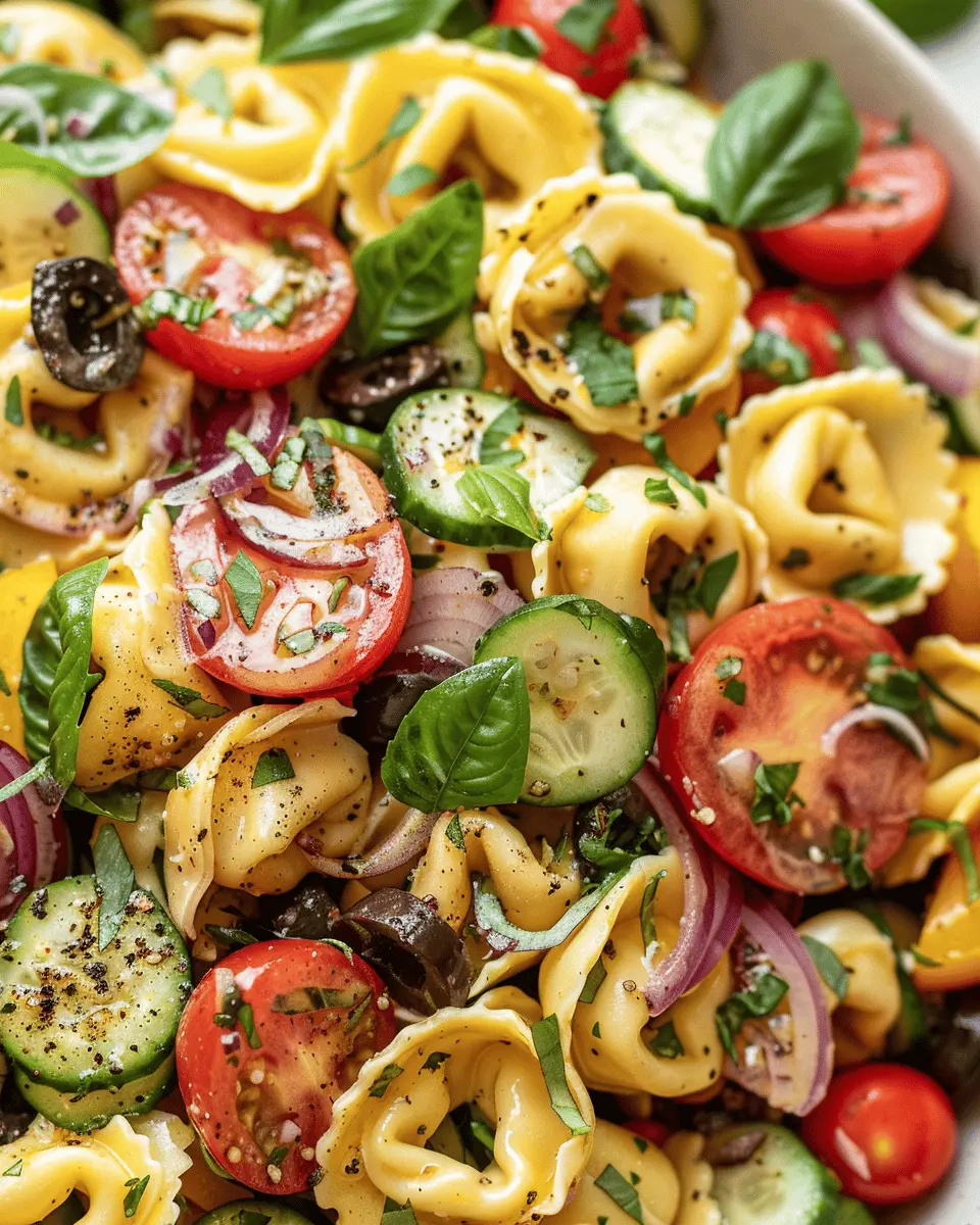 Summer Tortellini Salad: Refreshing and Easy Recipe with Turkey Bacon