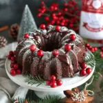 Gingerbread Chocolate Bundt Cake Christmas Wreath