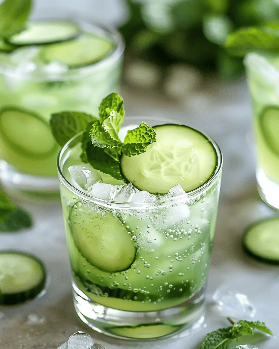 Cucumber Mint Cooler: Refreshing Easy Drink for Hot Days