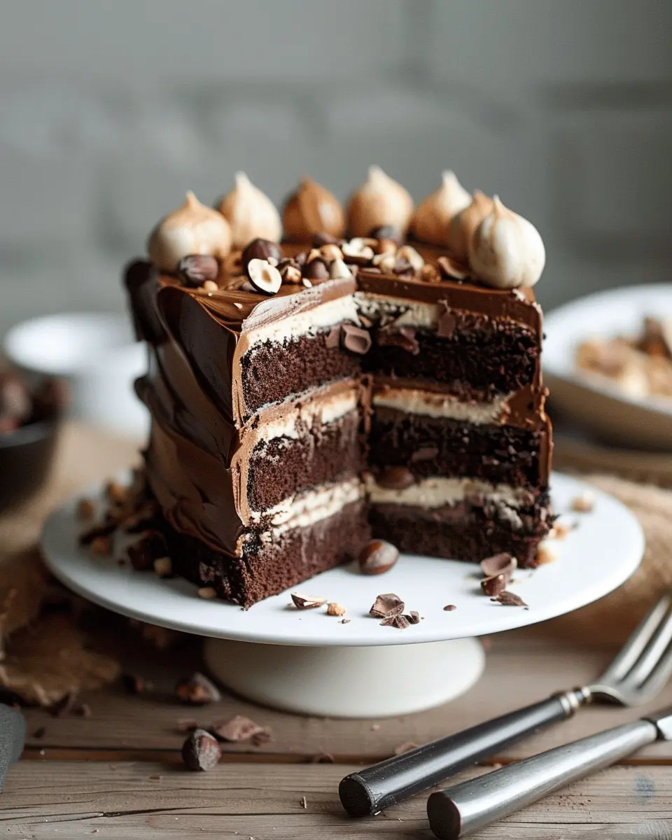 Hazelnut And Chocolate Layer Cake: The Indulgent Delight You Crave