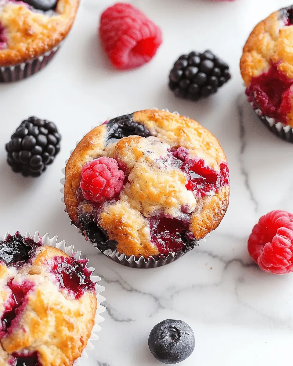 Triple Berry Bliss Cottage Cheese Muffins: A Joyful Homemade Treat