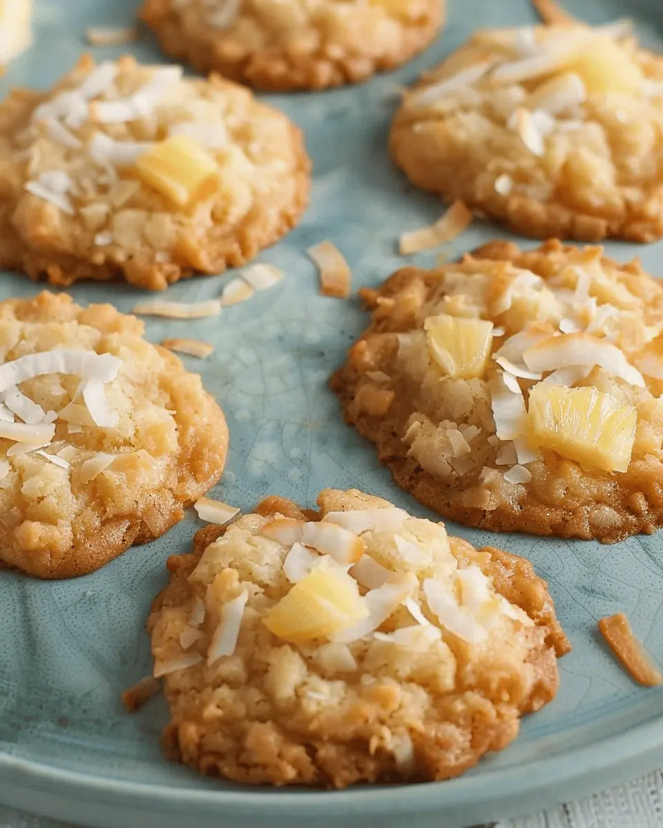 Coconut Pineapple Cookies: Easy Tropical Treats for Everyone