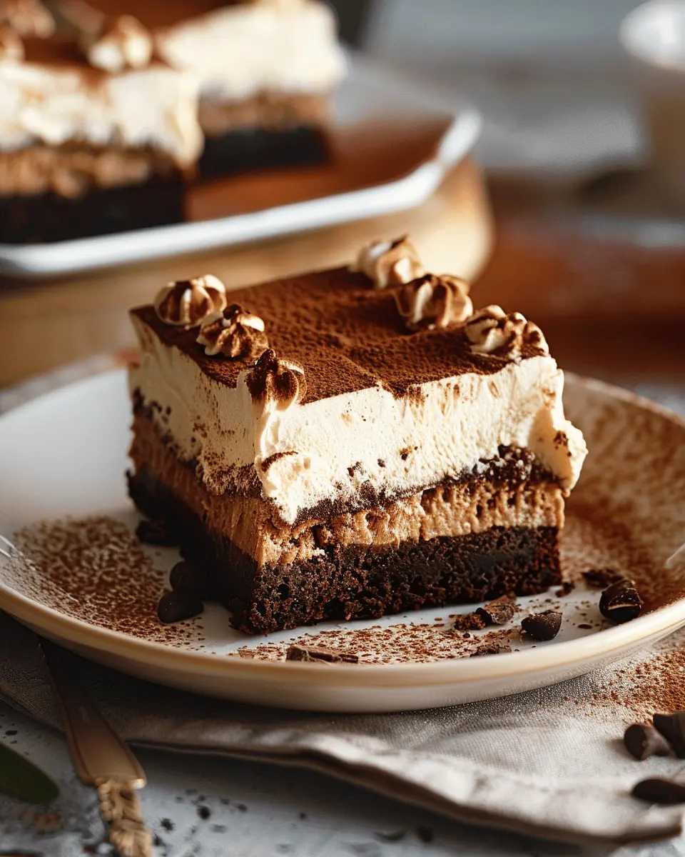 Tiramisu Brownies: The Indulgent Treat You’ll Love at Home